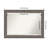 Heidenreich Wood Flat Wall Mirror-46303255