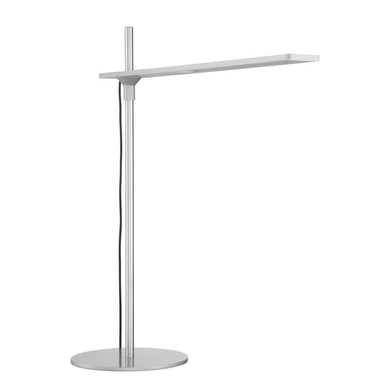 Lampe de bureau 20 po Wahkon, Aluminium brossé