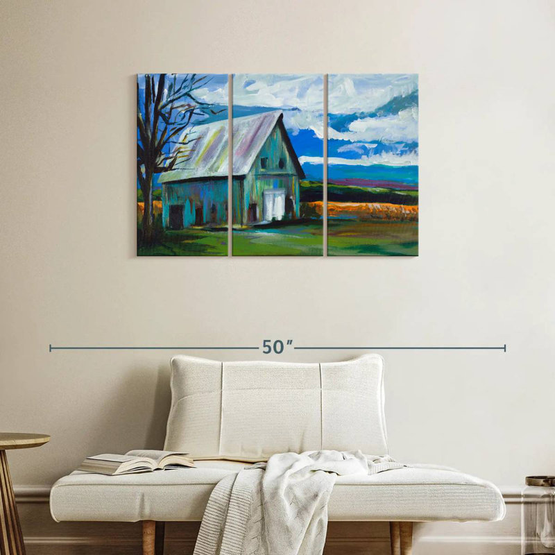 Lilie Old Barn, 24" H x 38" W