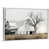 White Floater Framed Canvas