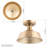Barnston 1-Light Semi Flush Mount Ceiling Light-1425963465