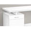 Bureau d'ordinateur, bureau personnel, ordinateur portable, installation à gauche, à droite, tiroirs de rangement, L 48 po, bureau, métal-205975296