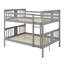 Lit superposé polyvalent avec échelle, idéal pour le mobilier de chambre à coucher et de chambre d'amis-95789955