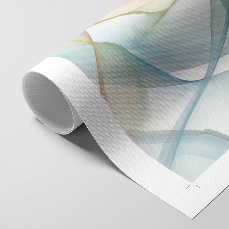 Curves and Waves III - Impression sur toile seulement - NON-CADRE, H 18 po x l 12 po