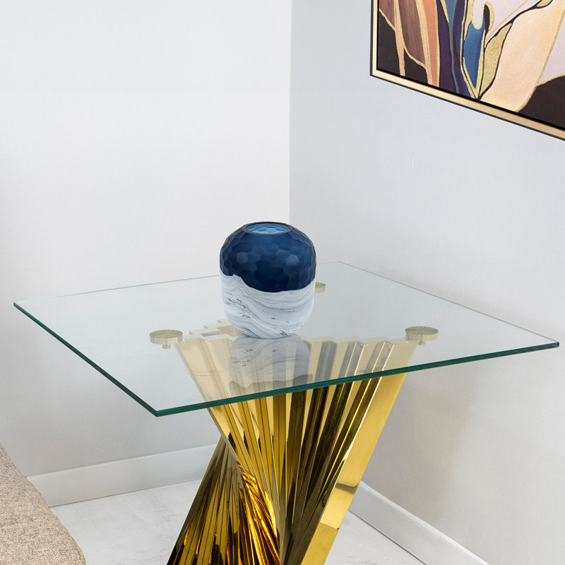 Glass Handmade Vase For Living Room Furniture, Luxury Decoration Handmade Vase
