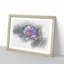 Violet Water Lily Sketch - Picture Frame Graphic Art Print-56874894-56874893