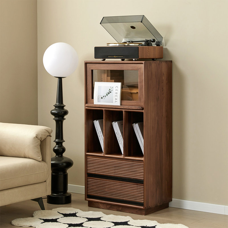 Pure solid wood furniture bookcase