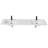 72" Integrated Double Sink Bathroom Vanity Top, Faucet and Drain