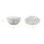 Table basse Trevi Oval - Ciment renforcé avec finition en faux marbre-111987387