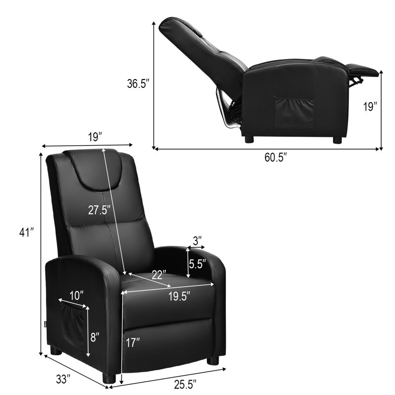 Fauteuil de massage inclinable