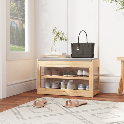 7 Pair Shoe Storage Bench