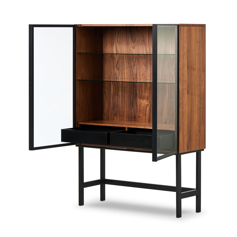 Armoire Hayward - noyer naturel, Noyer naturel