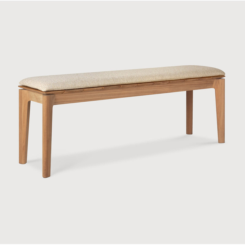Bok Outdoor Teak Dining Bench, Natural
