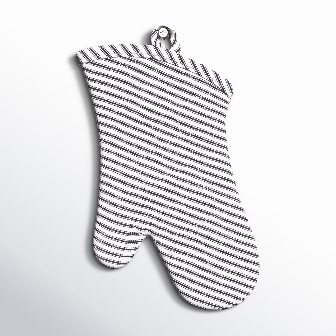 Birch Lane™ Striped Cotton Oven Mitt Birch Lane™ 