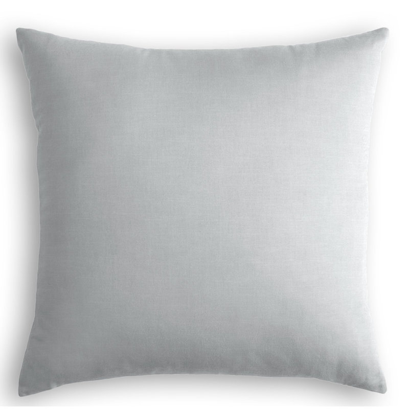 Housse de coussin carrée, 26 po x 26 po, Gris, Housse de coussin seulement - sans coussin