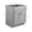 Meuble-lavabo de 24 pouces Brookings, prêt à assembler, en bois massif, Sherwin Williams - Design House, 587063-52011729