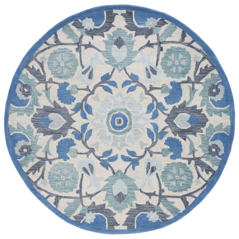 Tapis en laine touffeté à la main Antiquity, Rond 6 pi