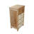 SAFARI OCCASIONAL TABLE WITH DRAWERS & RATTAN BASKET