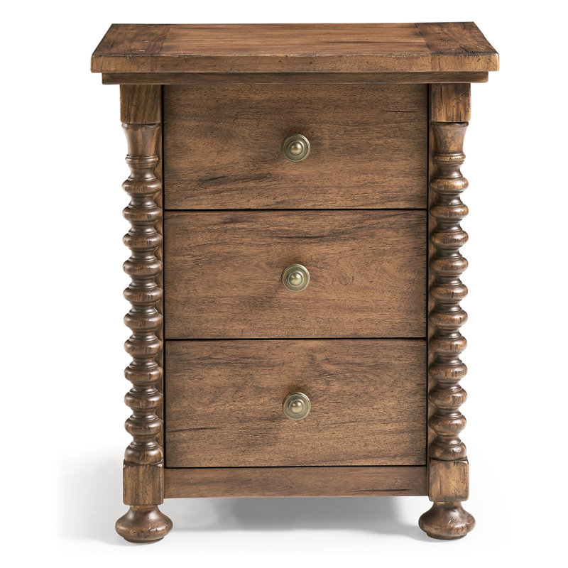 Tamarisk 3 - Drawer Solid Wood Nightstand