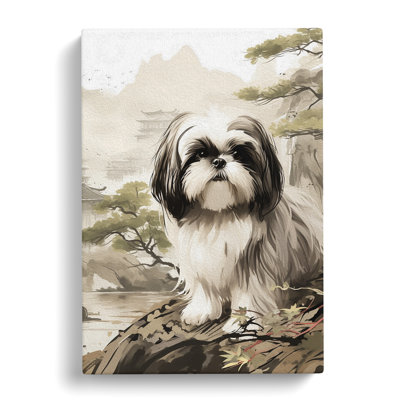 Shih Tzu No.2 - Wrapped Canvas