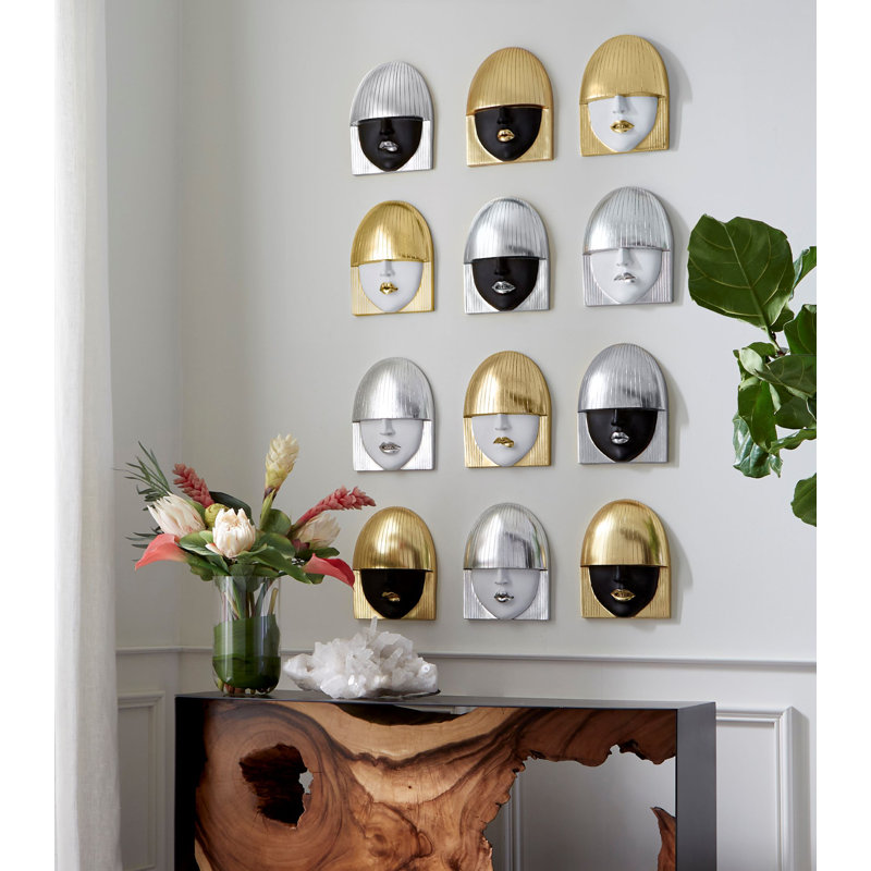 Fashion Faces Wall Art 3 Piece Décor Set