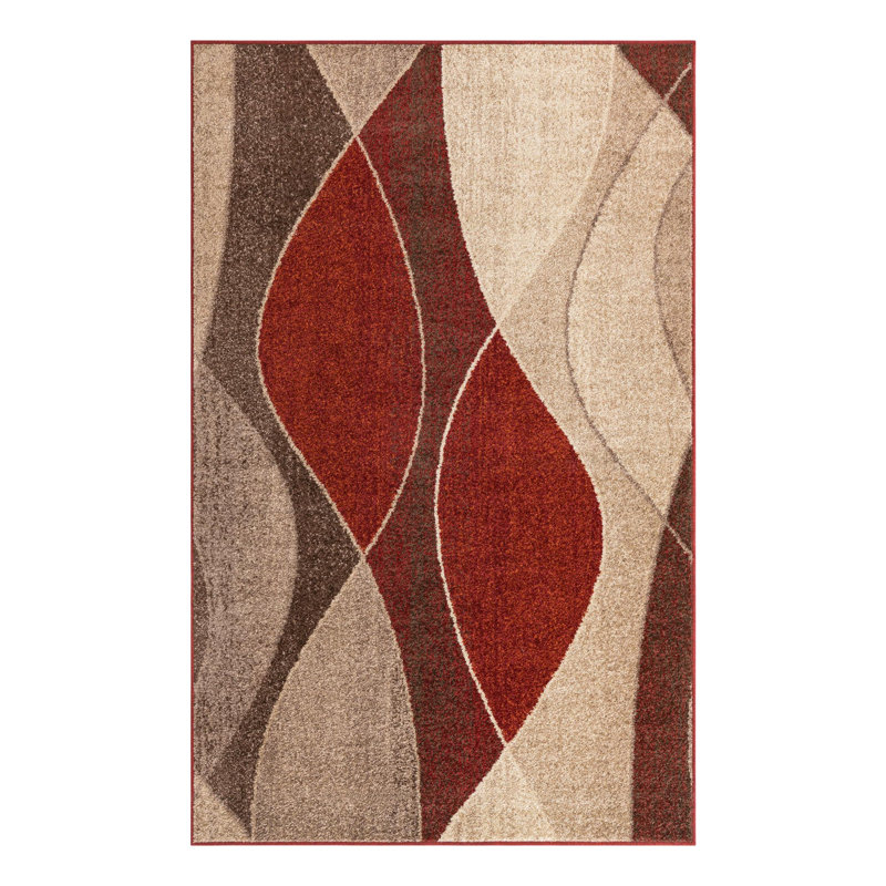 Tapis géométrique Alair, Rectangle 4 pi 1 po x 6 pi 1 po