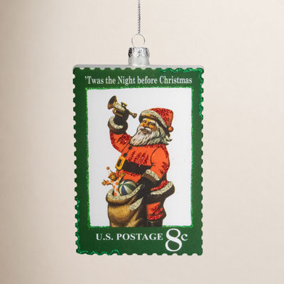 4" Glass Holiday Ornament