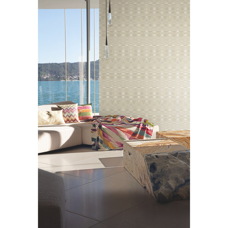 Papier peint Missoni 4 Sunrise Flame, Beige