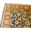 Hand Knotted Wool Area Rug in Blue And Gold