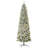 HOMCOM 9Ft Pre-Lit Snow-Flocked Slim Douglas Fir Artificial Christmas Tree With Realistic Branches, 550 LED Lights And 988 Tips