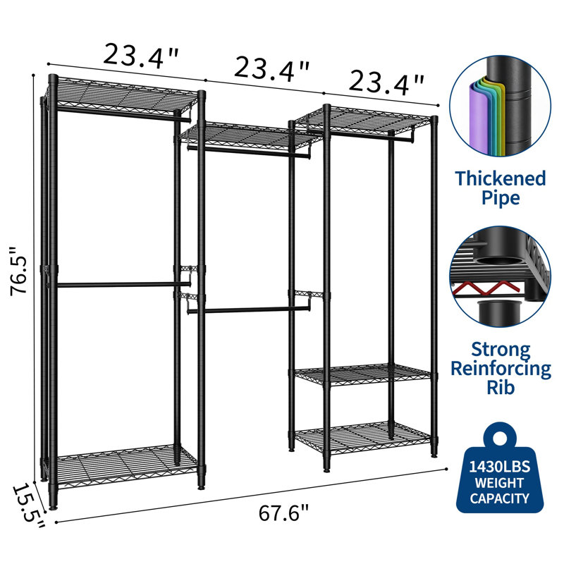 171.7cm Closet System