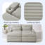 Canapé-lit modulaire de 70,9 pouces avec espace de rangement, deux repose-pieds amovibles, quatre ports USB et deux porte-gobelets-504948671