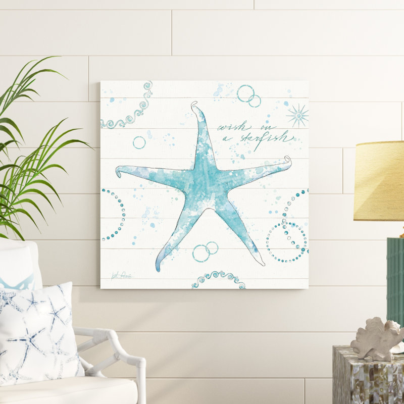 Coastal Splash I Plank, H 36 po x l 36 po x P 1,25 po