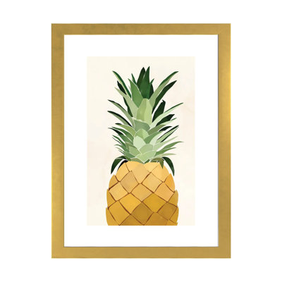 Pineapple Single par Bria Nicole - impression d'art graphique