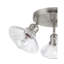 Milan Bathroom 3 Light Modern Round Plate Ribbed Glass Spotlight - IP44, 3xE27. Max. 15W LED (Bulb not included)-1741892857
