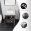 Meuble-lavabo autoportant de 24 po avec lavabo et porte à fermeture en douceur-133585884-133585887