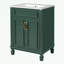 Meuble-lavabo de salle de bain avec lavabo supérieur, 2 portes à fermeture douce et tablette réglable-506785731