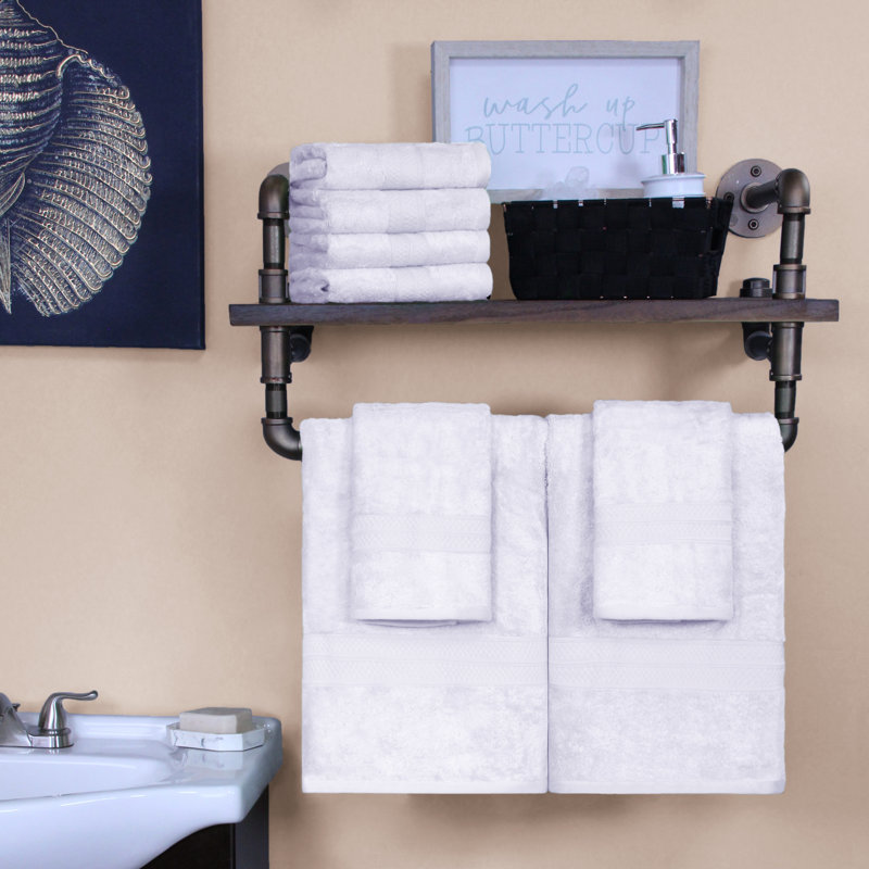Scholz 8-Piece Cotton Blend Towel Set , Ivory