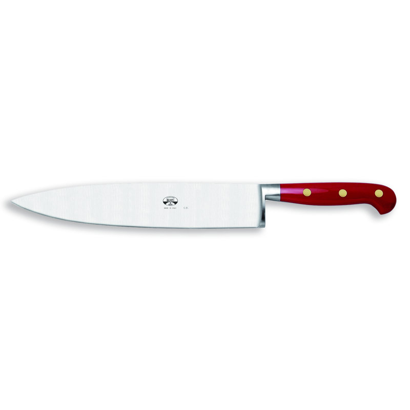 Intero Chef's Knife 9.8" Blade, Red