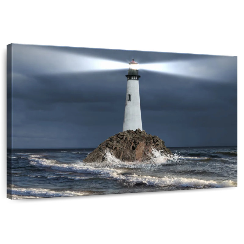 Faisceau lumineux du phare, H 32 po x l 48 po