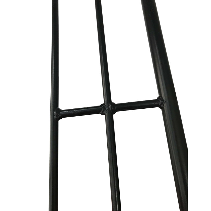 Blantex 53" Long Steel Hook-on Bunk Bed Guardrail, Black