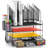 Desk Organizer With Drawer, 4-Tier Mesh Desk File Organizer With 5 Vertical File Holders And 2 Pen Holders, Multifunction Desktop Organizer