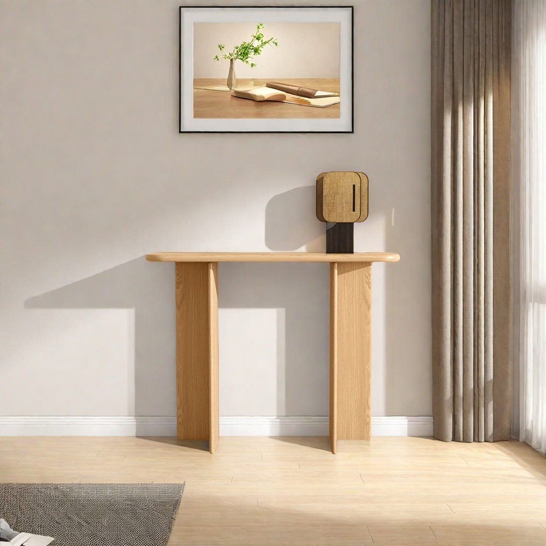 interanest Minimalist Solid Wood Console Table | Wayfair