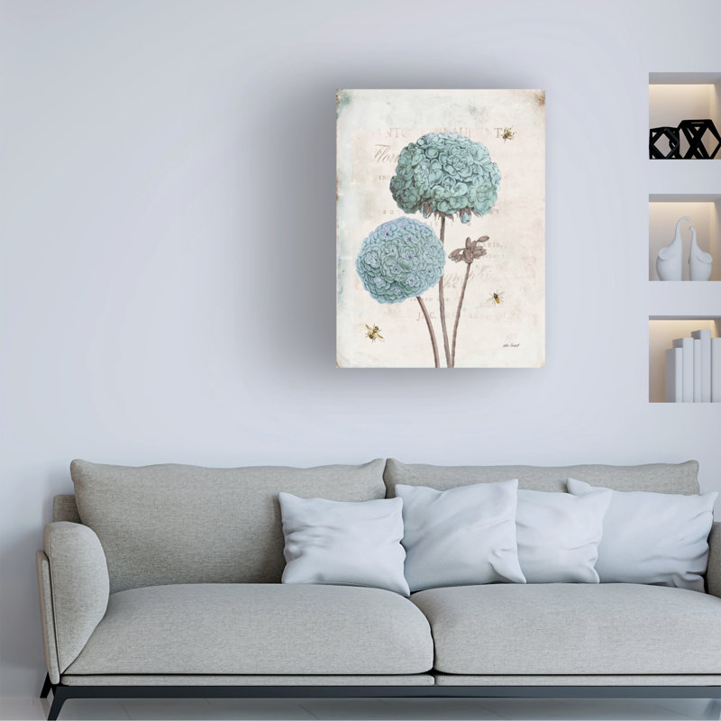 «Geranium Study II» par Katie pertiet, impression sur toile tendue, H 47 po x l 35 po x P 2 po