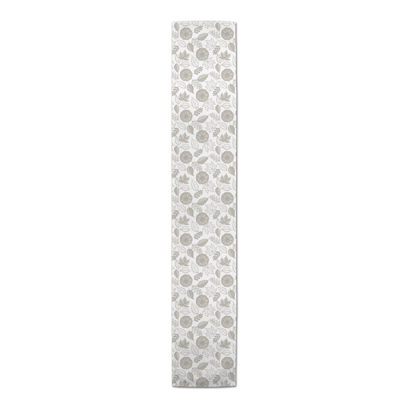 Charnele Rectangle Floral Polyester Table Runner, 90" x 16"