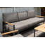 LifestyleGarden Bahamas FSC Teak and Aluminum Outdoor Patio Sofa - Seats 3