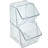 Azar Displays Two-tier Clear Organizer, 2-pack