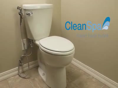 Chrome Handheld Bidet with Dual Spray Options