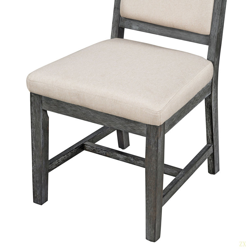 Ensemble de chaises de salle à manger de style rétro avec 4 chaises rembourrées