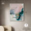 Décoration murale pour chambre à coucher Soft Storm II par Art Remedy, cadre blanc, 36 x 45-2080283701-2080283703